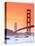 California, San Francisco, Golden Gate Bridge from Marshall Beach, USA-Alan Copson-Stretched Canvas