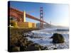 California, San Francisco, Golden Gate Bridge, USA-Alan Copson-Stretched Canvas