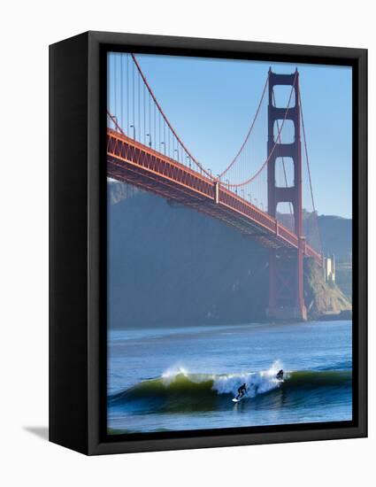 California, San Francisco, Golden Gate Bridge, USA-Alan Copson-Framed Stretched Canvas