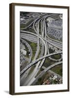 California, San Francisco, Interchange of 1-380 and US 101-David Wall-Framed Photographic Print