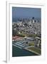 California, San Francisco, Marina and Downtown San Francisco, Aerial-David Wall-Framed Photographic Print