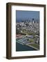 California, San Francisco, Marina and Downtown San Francisco, Aerial-David Wall-Framed Photographic Print