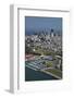 California, San Francisco, Marina and Downtown San Francisco, Aerial-David Wall-Framed Photographic Print