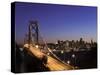 California, San Francisco, Oakland Bay Bridge and City Skyline, USA-Michele Falzone-Stretched Canvas