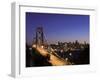 California, San Francisco, Oakland Bay Bridge and City Skyline, USA-Michele Falzone-Framed Photographic Print