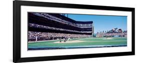 California, San Francisco, Sbc Ballpark, Spectator Watching the Baseball Game in the Stadium-null-Framed Photographic Print