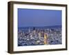 California, San Francisco, Skyline Viewed from Twin Peaks, USA-Michele Falzone-Framed Photographic Print