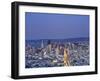 California, San Francisco, Skyline Viewed from Twin Peaks, USA-Michele Falzone-Framed Photographic Print