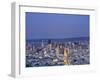 California, San Francisco, Skyline Viewed from Twin Peaks, USA-Michele Falzone-Framed Photographic Print