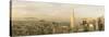 California, San Francisco, Skyline with Transamerica Building-null-Stretched Canvas