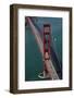 California, San Francisco, Traffic on Golden Gate Bridge-David Wall-Framed Premium Photographic Print