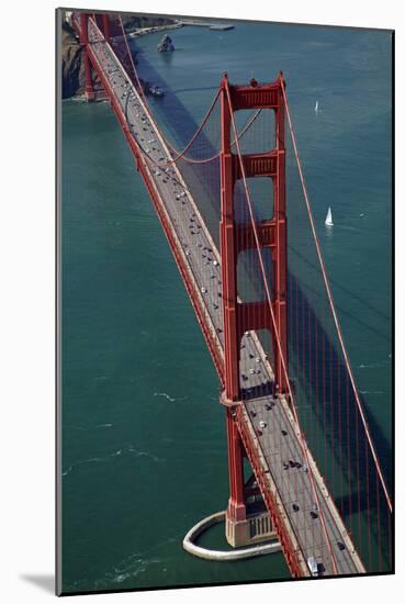 California, San Francisco, Traffic on Golden Gate Bridge-David Wall-Mounted Photographic Print