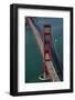 California, San Francisco, Traffic on Golden Gate Bridge-David Wall-Framed Photographic Print