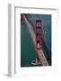 California, San Francisco, Traffic on Golden Gate Bridge-David Wall-Framed Photographic Print