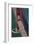 California, San Francisco, Traffic on Golden Gate Bridge-David Wall-Framed Photographic Print