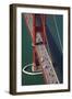 California, San Francisco, Traffic on Golden Gate Bridge-David Wall-Framed Photographic Print