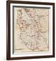 California: San Mateo, Santa Cruz, Santa Clara, Alameda, and Contra Costa Counties, c.1896-George W^ Blum-Framed Art Print