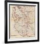 California: San Mateo, Santa Cruz, Santa Clara, Alameda, and Contra Costa Counties, c.1896-George W^ Blum-Framed Art Print