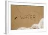 California, Santa Barbara Co, Jalama Beach, Water Written in Sand-Alison Jones-Framed Photographic Print