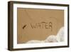 California, Santa Barbara Co, Jalama Beach, Water Written in Sand-Alison Jones-Framed Photographic Print