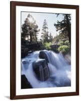 California, Sierra Nevada, a Waterfall on Leavitt Creek-Christopher Talbot Frank-Framed Photographic Print