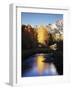 California, Sierra Nevada, Autumn Aspens Reflecting in Bishop Creek-Christopher Talbot Frank-Framed Photographic Print