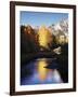 California, Sierra Nevada, Autumn Aspens Reflecting in Bishop Creek-Christopher Talbot Frank-Framed Photographic Print