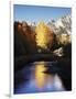 California, Sierra Nevada, Autumn Aspens Reflecting in Bishop Creek-Christopher Talbot Frank-Framed Photographic Print