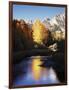 California, Sierra Nevada, Autumn Aspens Reflecting in Bishop Creek-Christopher Talbot Frank-Framed Photographic Print