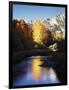 California, Sierra Nevada, Autumn Aspens Reflecting in Bishop Creek-Christopher Talbot Frank-Framed Photographic Print