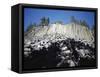 California, Sierra Nevada, Devils Postpile Nm, Basalt Rock Formations-Christopher Talbot Frank-Framed Stretched Canvas