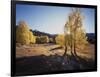 California, Sierra Nevada, Inyo Nf, Dirt Road, Fall Colors of Aspens-Christopher Talbot Frank-Framed Photographic Print