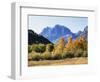 California, Sierra Nevada, Inyo Nf, Fall Colors of Aspen Trees-Christopher Talbot Frank-Framed Photographic Print