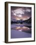 California, Sierra Nevada, Inyo Nf, Frozen Ellery Lake at Sunset-Christopher Talbot Frank-Framed Photographic Print