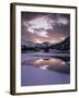 California, Sierra Nevada, Inyo Nf, Frozen Ellery Lake at Sunset-Christopher Talbot Frank-Framed Photographic Print