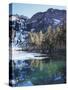 California, Sierra Nevada, Inyo Nf, Mammoth Lakes, Frozen Emerald Lake-Christopher Talbot Frank-Stretched Canvas