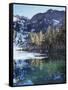 California, Sierra Nevada, Inyo Nf, Mammoth Lakes, Frozen Emerald Lake-Christopher Talbot Frank-Framed Stretched Canvas