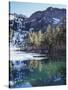 California, Sierra Nevada, Inyo Nf, Mammoth Lakes, Frozen Emerald Lake-Christopher Talbot Frank-Stretched Canvas