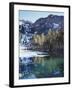 California, Sierra Nevada, Inyo Nf, Mammoth Lakes, Frozen Emerald Lake-Christopher Talbot Frank-Framed Premium Photographic Print