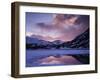 California, Sierra Nevada, Inyo Nf, Sunset over Frozen Ellery Lake-Christopher Talbot Frank-Framed Photographic Print