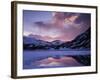 California, Sierra Nevada, Inyo Nf, Sunset over Frozen Ellery Lake-Christopher Talbot Frank-Framed Photographic Print