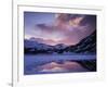 California, Sierra Nevada, Inyo Nf, Sunset over Frozen Ellery Lake-Christopher Talbot Frank-Framed Photographic Print