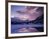 California, Sierra Nevada, Inyo Nf, Sunset over Frozen Ellery Lake-Christopher Talbot Frank-Framed Photographic Print