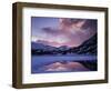 California, Sierra Nevada, Inyo Nf, Sunset over Frozen Ellery Lake-Christopher Talbot Frank-Framed Photographic Print