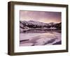 California, Sierra Nevada, Inyo Nf, Sunset over Frozen Ellery Lake-Christopher Talbot Frank-Framed Photographic Print