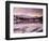 California, Sierra Nevada, Inyo Nf, Sunset over Frozen Ellery Lake-Christopher Talbot Frank-Framed Photographic Print