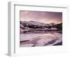 California, Sierra Nevada, Inyo Nf, Sunset over Frozen Ellery Lake-Christopher Talbot Frank-Framed Photographic Print