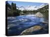 California, Sierra Nevada, Lichen Covered Rock, Rock Creek, Sierra Nf-Christopher Talbot Frank-Stretched Canvas