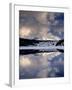 California, Sierra Nevada, Mammoth Peak Reflecting in a Frozen Lake-Christopher Talbot Frank-Framed Photographic Print