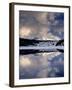 California, Sierra Nevada, Mammoth Peak Reflecting in a Frozen Lake-Christopher Talbot Frank-Framed Photographic Print